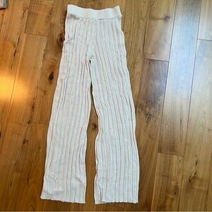 Zara sheer pleated pants